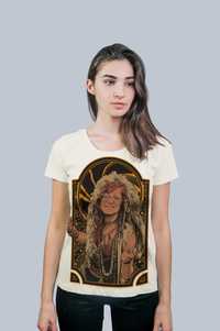 T-Shirt Premium - Homenagem a Janis Joplin - Soul e Rock and Roll