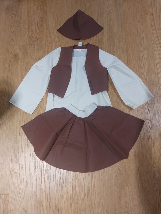 Strój pastuszka dla dziewczynki pasterki