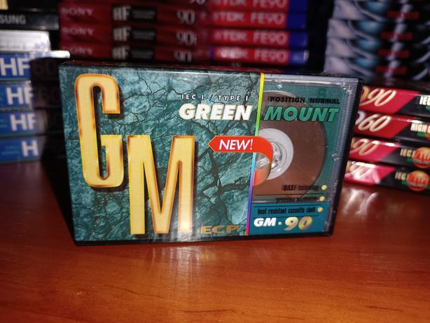 Аудіокасета ECP Green Mount GM 90 запакована, в наявності