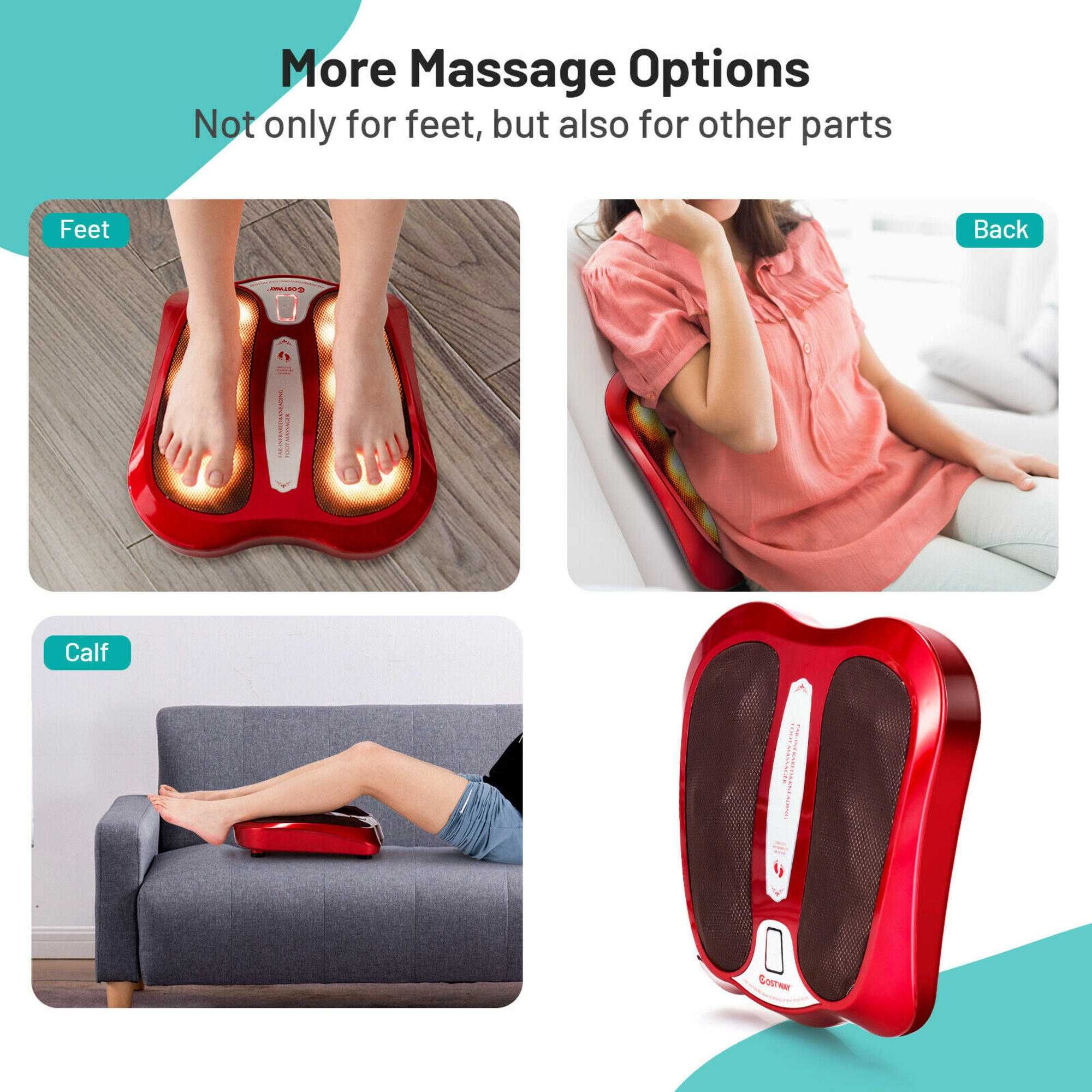 MASSAGADOR DE PÉS COM INFRAVERMELHO SHIATSU