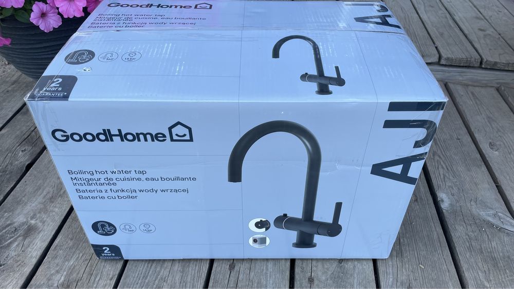 Bateria z funkcją wody wrzącej GoodHome 3 w 1 czarny