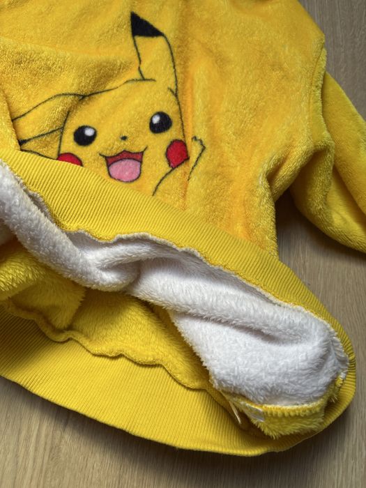 Bluza pikachu pokemon żółta polar przebranie 122 7