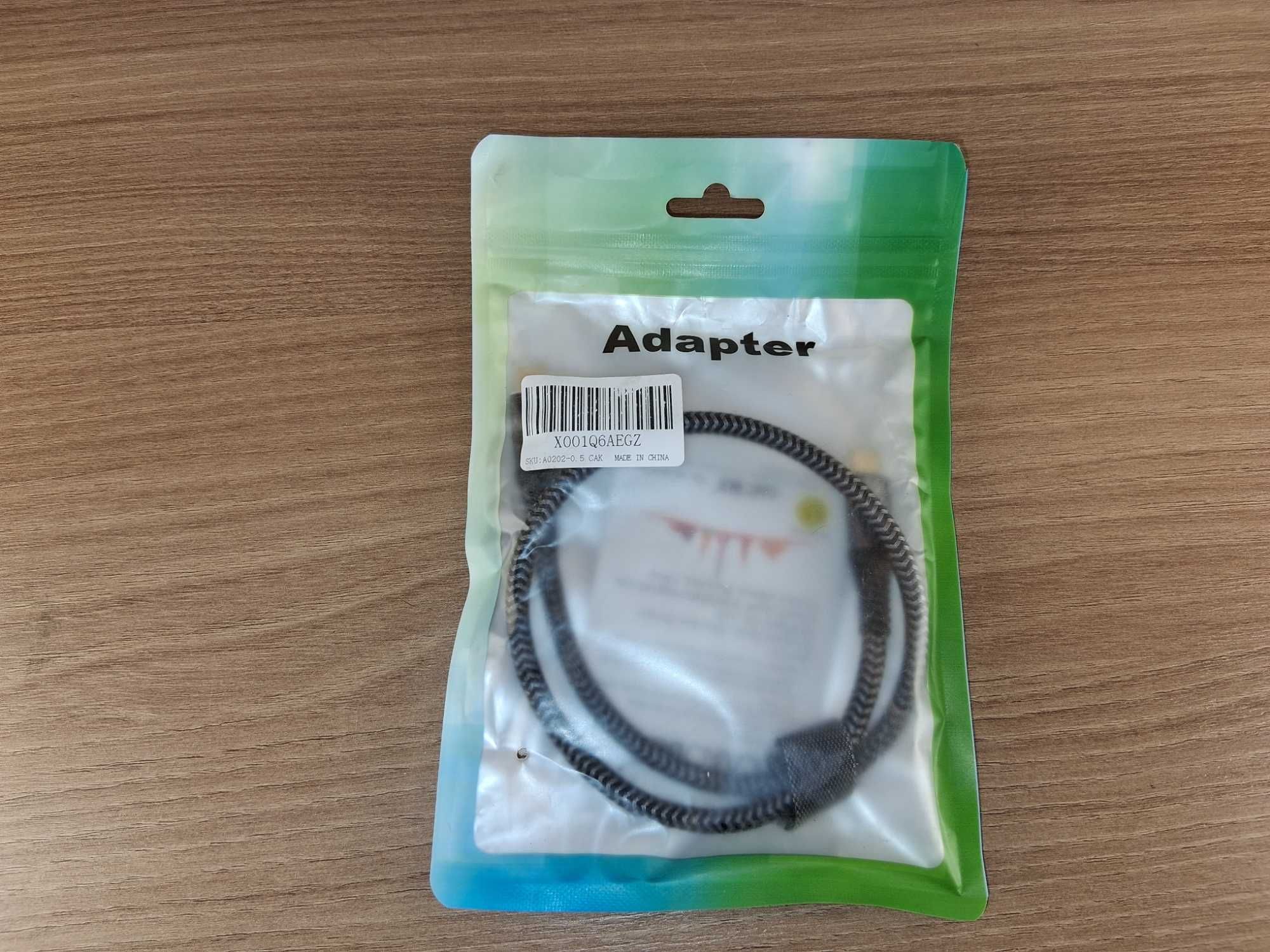 S034 Adapter USB-C Do USB-C Kabel Pleciony 4K Wysoka Jakość