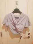 Camisa Azul Zaful