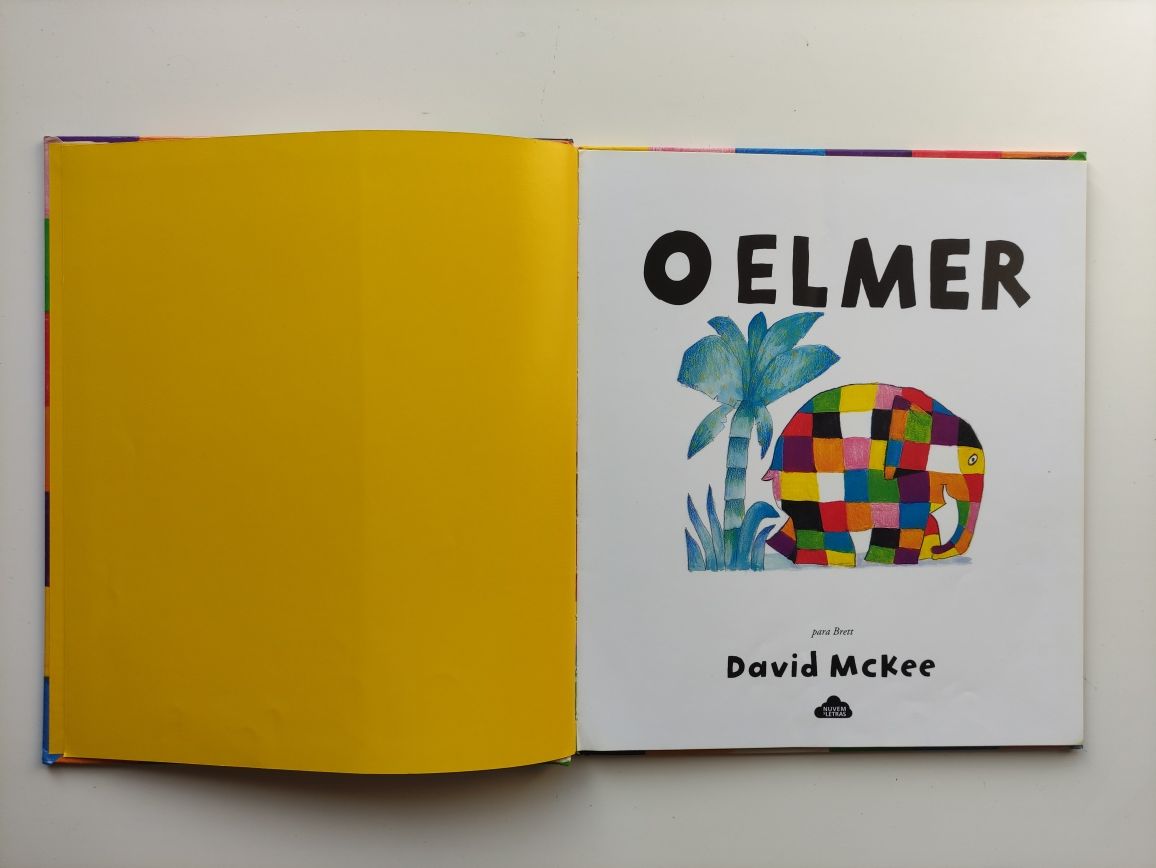 O Elmer. Livro infantil.
