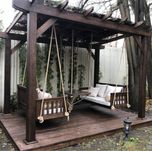 Pergola ogrodowa / Altanka z huśtawkami