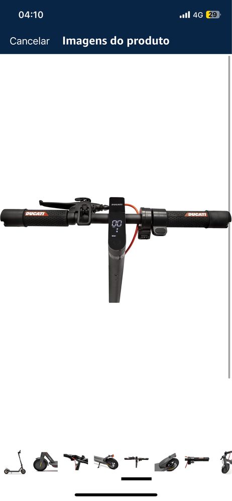 Trotinete eletrica Ducati Pro-I EVO Safe Ride