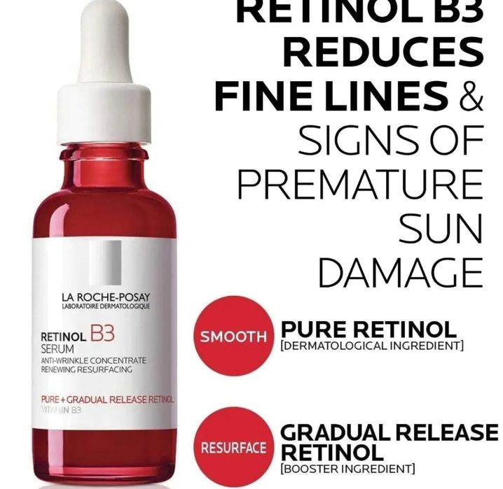 Інтенсивна сироватка проти зморщок Ля Рош-Позе Ретінол La Roche-Posay