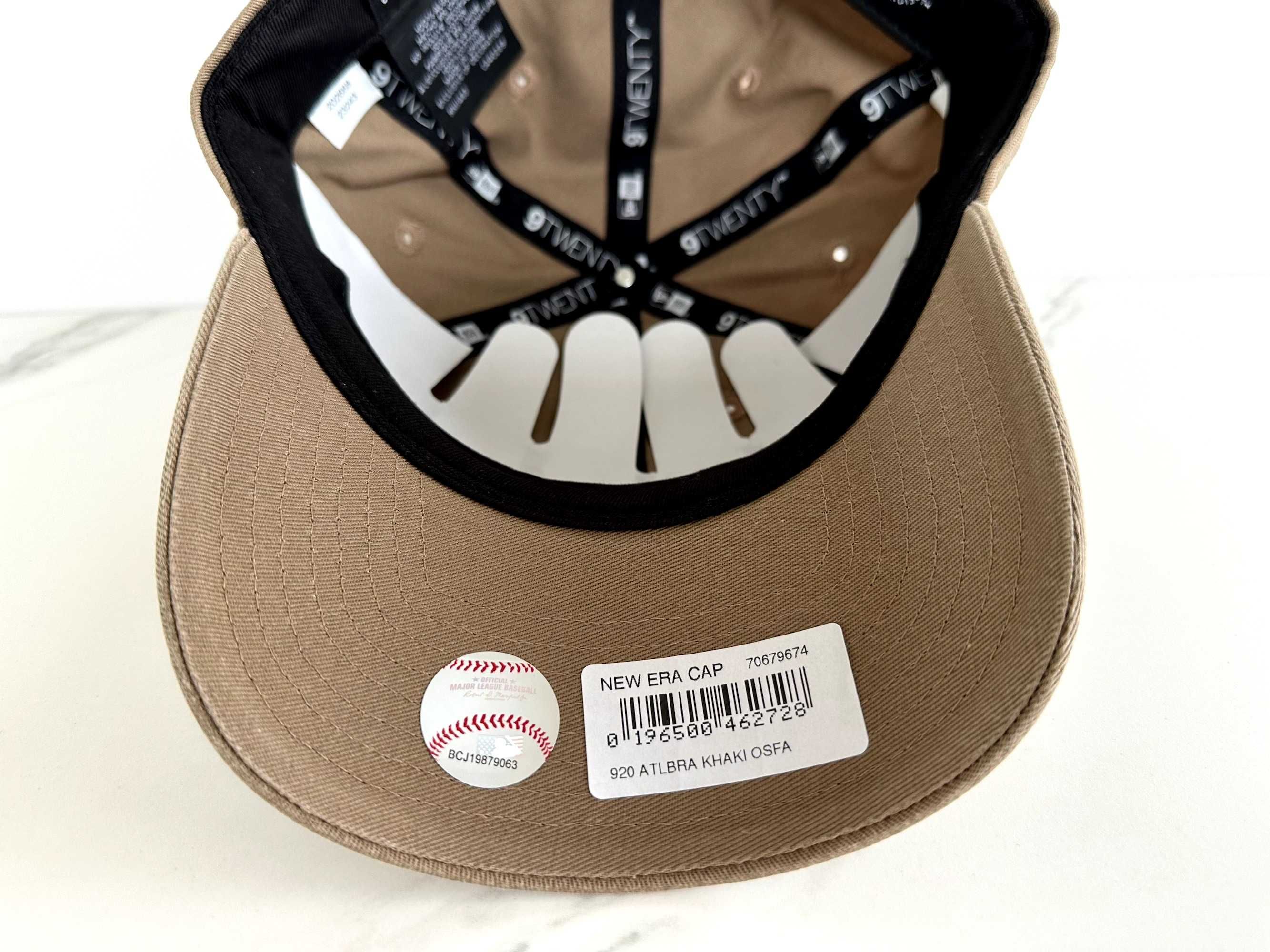 Czapka z daszkiem NEW ERA 9TWENTY 920 Atlanta Braves WSC 2021 brązowa