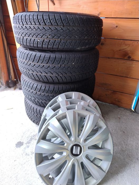 Koła zimowe z 2024 r. 5x100 VW. Skoda seat 195/65 15