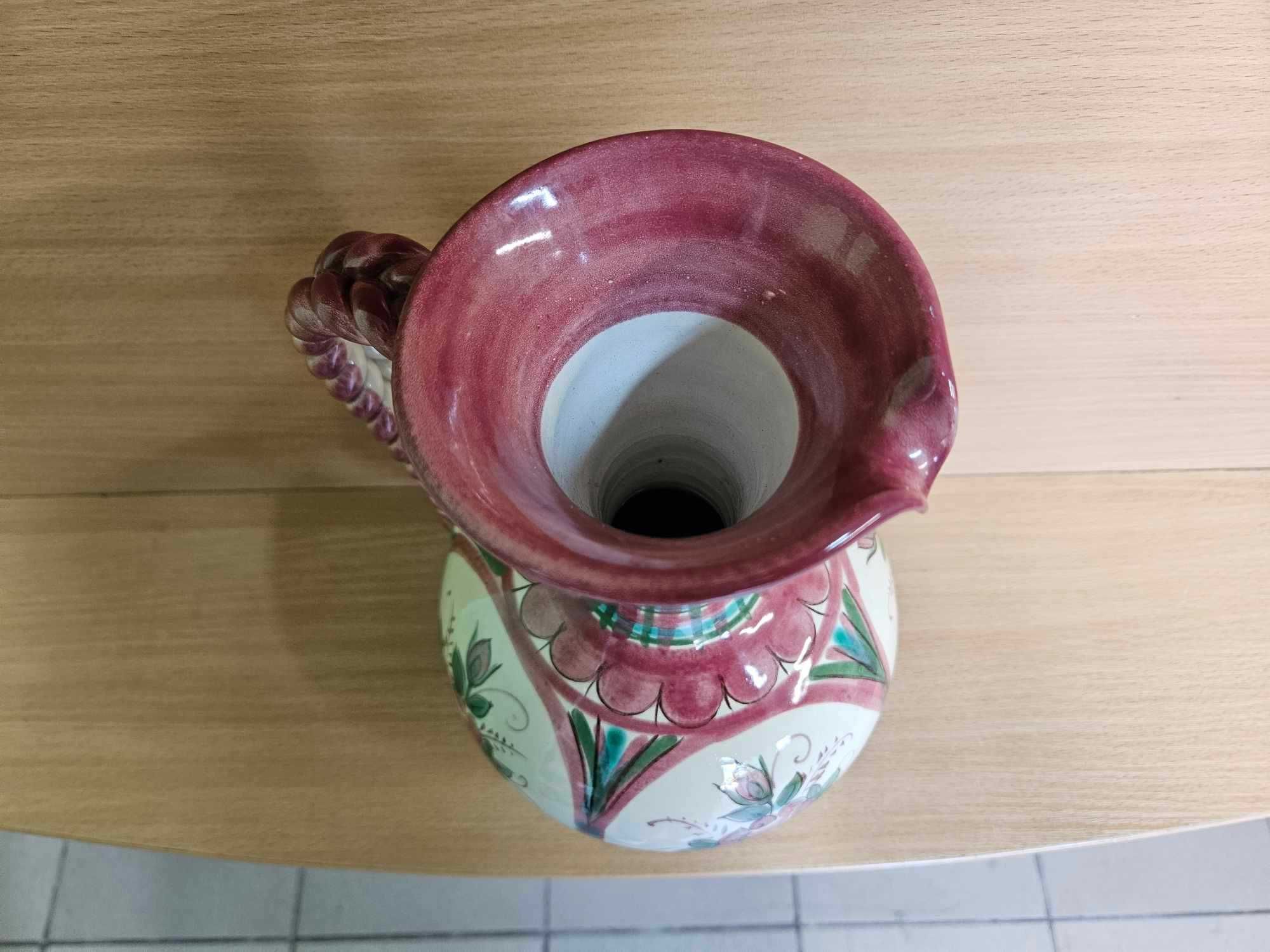 Dzbanek Dzban Ceramiczny Hindelanger Keramik Handarbeit lata 60te