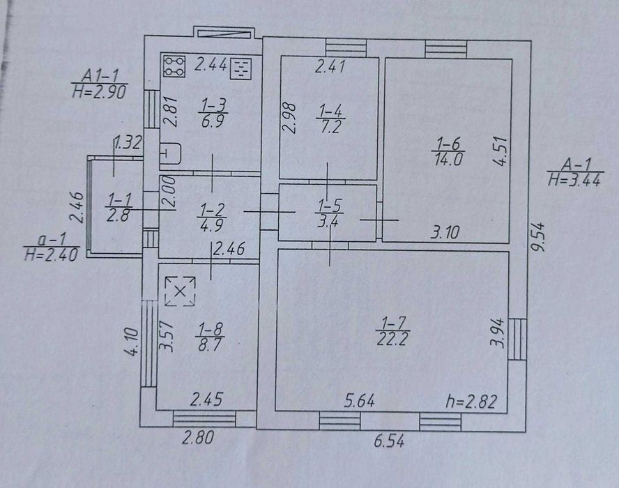 Продаж будинку 70 м2, в районі Старої Подусівки, вул. Федора Уманця.