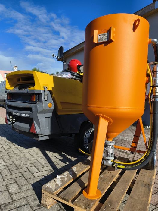 Komplet kompresor Atlas copco xas 97+piaskarka dostawa gratis