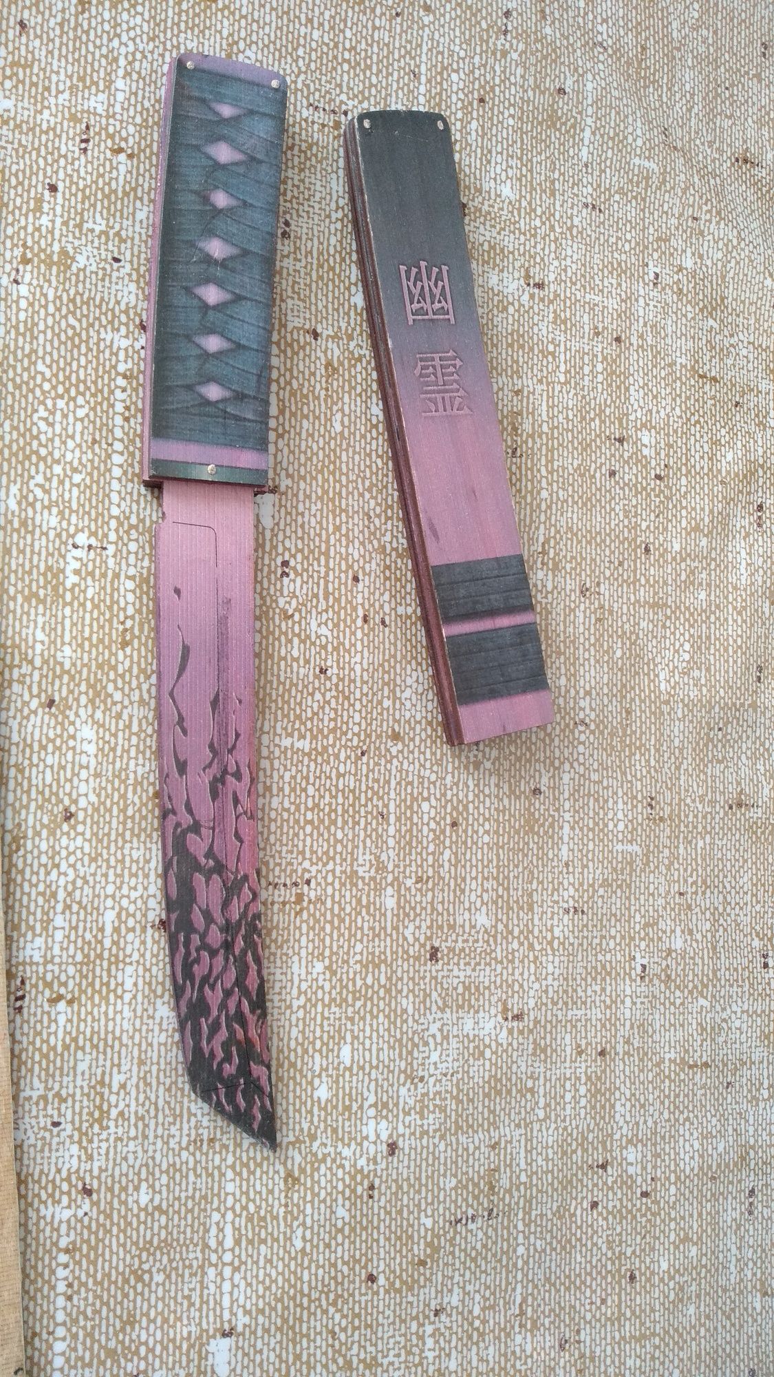 Деревянный детский нож "TANTO RESTLESS"