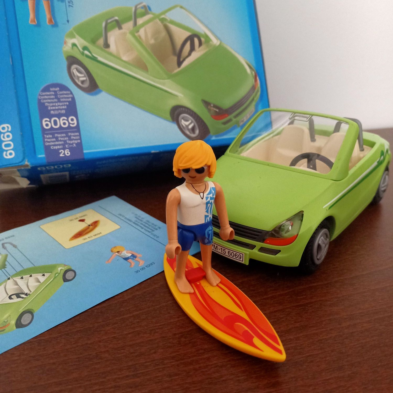 Playmobil  6069 kabriolet
surfer z kabrioletem6069