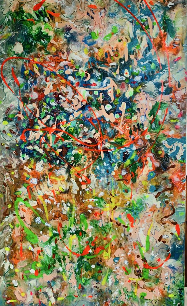 Quadro 155X90 Acrilico sobre Tela