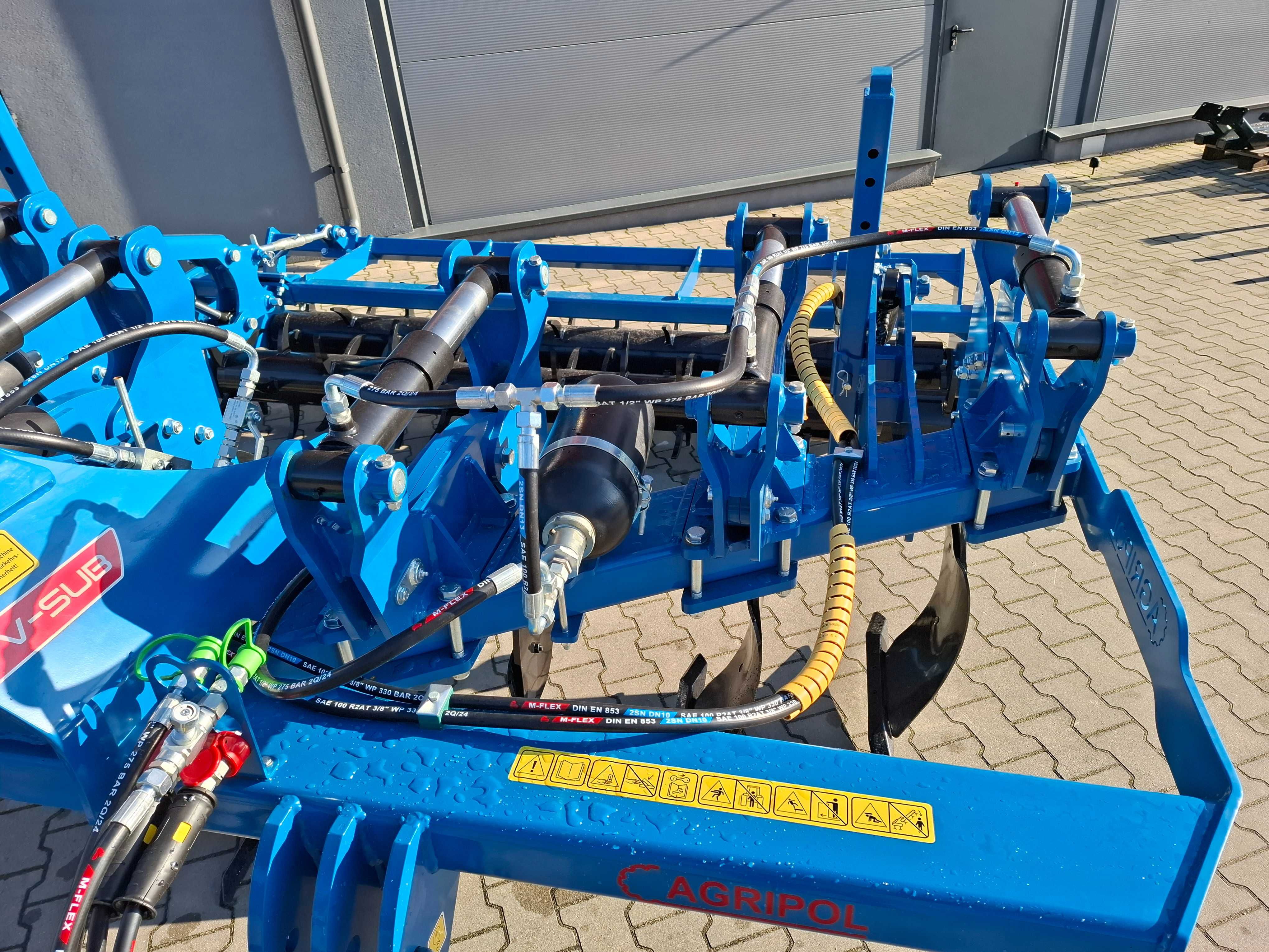 Głębosz Agripol V-SUB II 300 zabezpieczenie hydrauliczne 6 dłut Michel