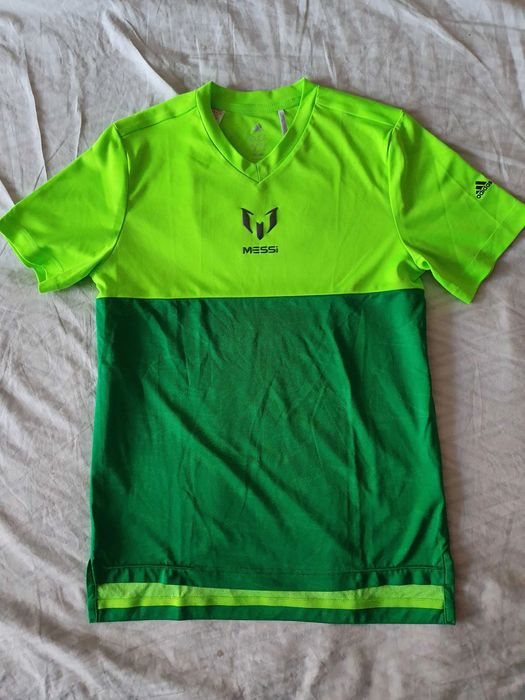 Koszulka Leo Messi Adidas t-shirt sport piłkarza oryginał 164 cm 13 14