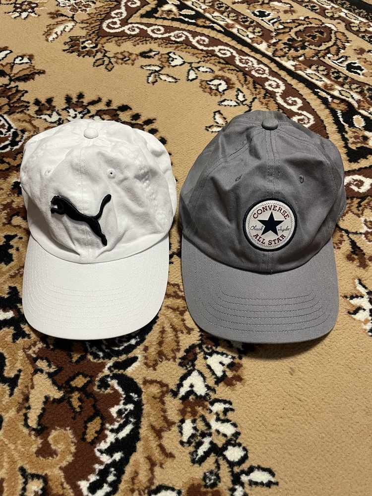 Кєпки Puma та Converse