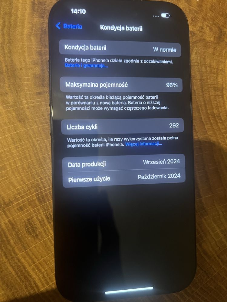Iphone 16 pro black titanium gwarancja tylko odbiór osobisty