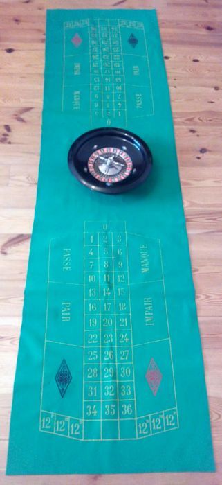 Antyk!!! Stara Ruletka drewniana do kasyna 1770r!!!