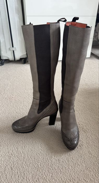 Женские сапоги Santoni оригинал!