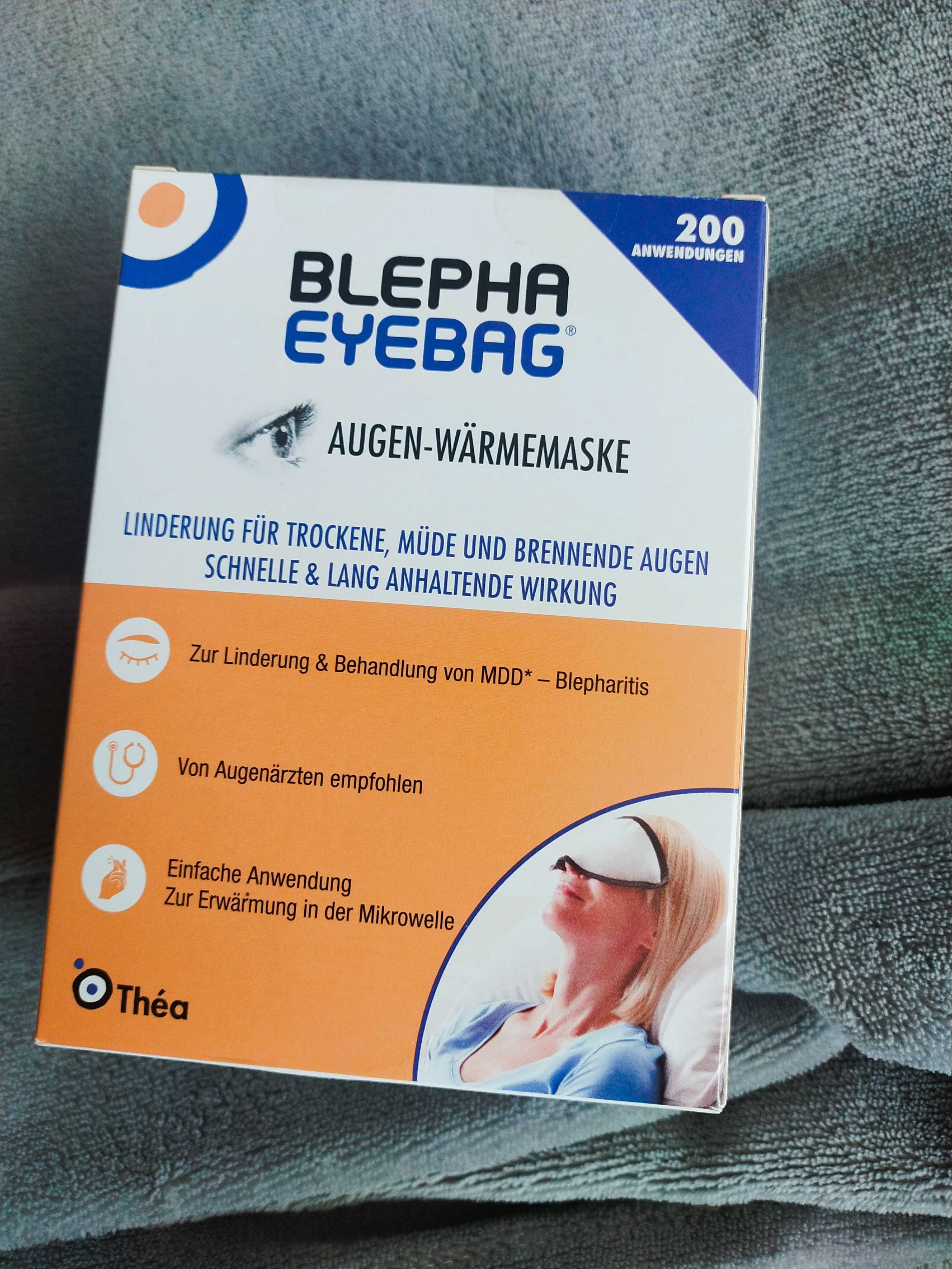 Maska rozgrzewająca oczy blepha eyebag
