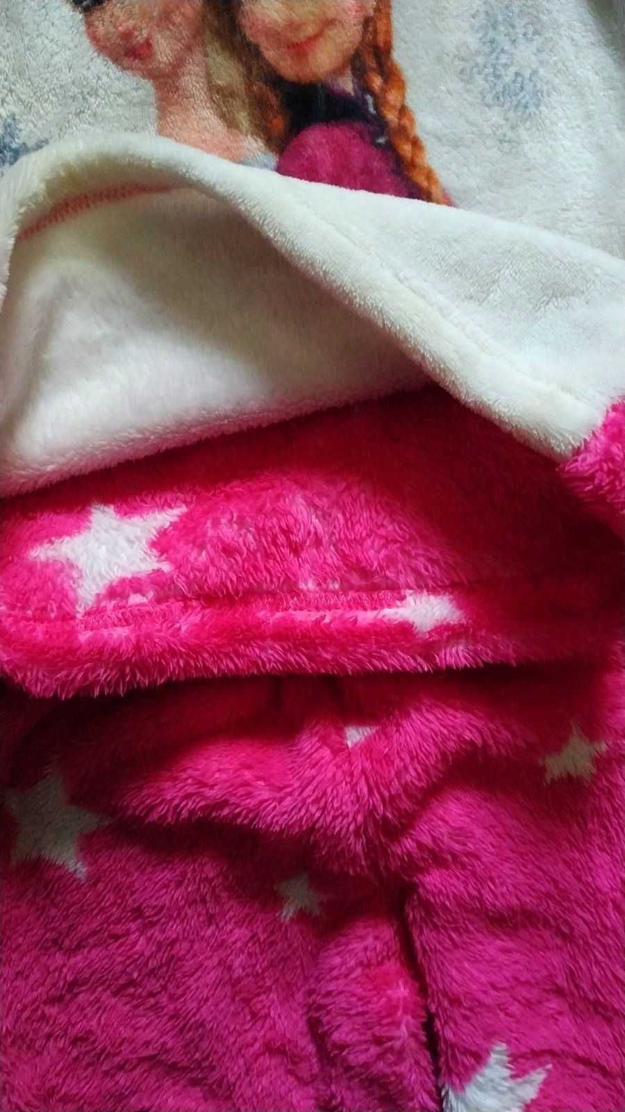 Махровая пижама с Анной и Эльзой, Холодное сердце на 5-6 лет