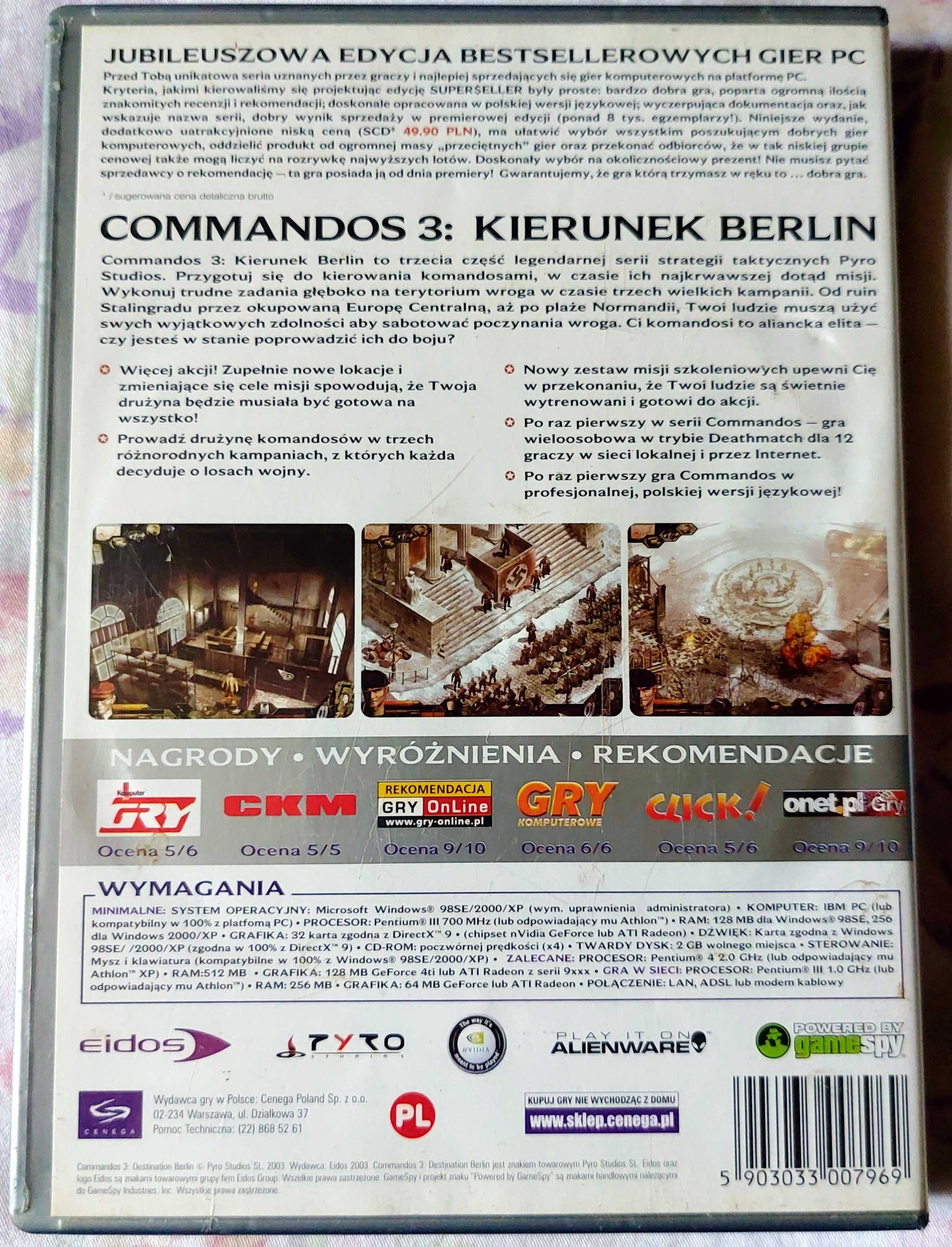 Commandos 3: kierunek Berlin | gra strategiczna po polsku na PC