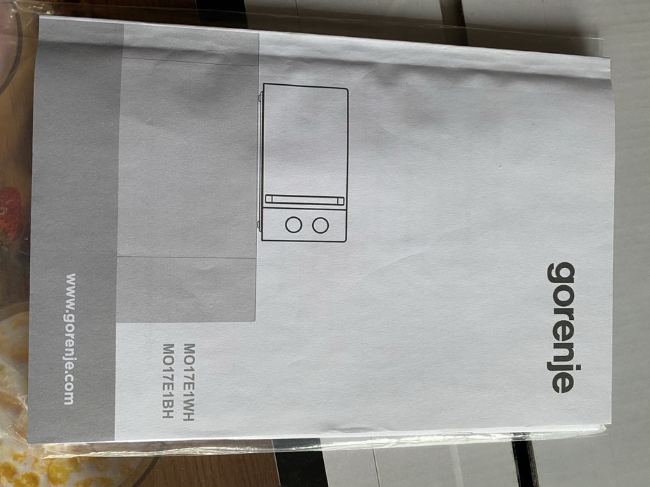 Мікрохвильовка Gorenje MO17E1WH