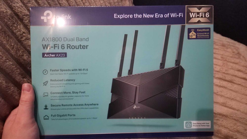 1.8 G/bit TP- link AX1800 Dual Band Wi-Fi 6 Router
