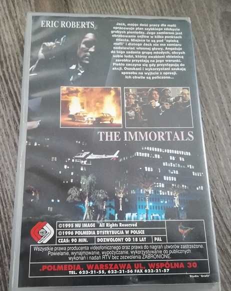 "Nieśmiertelni" (The Immortals) film na VHS, oryginalna kaseta video