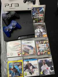 PlayStation 3 - 2 comandos / 8 jogos