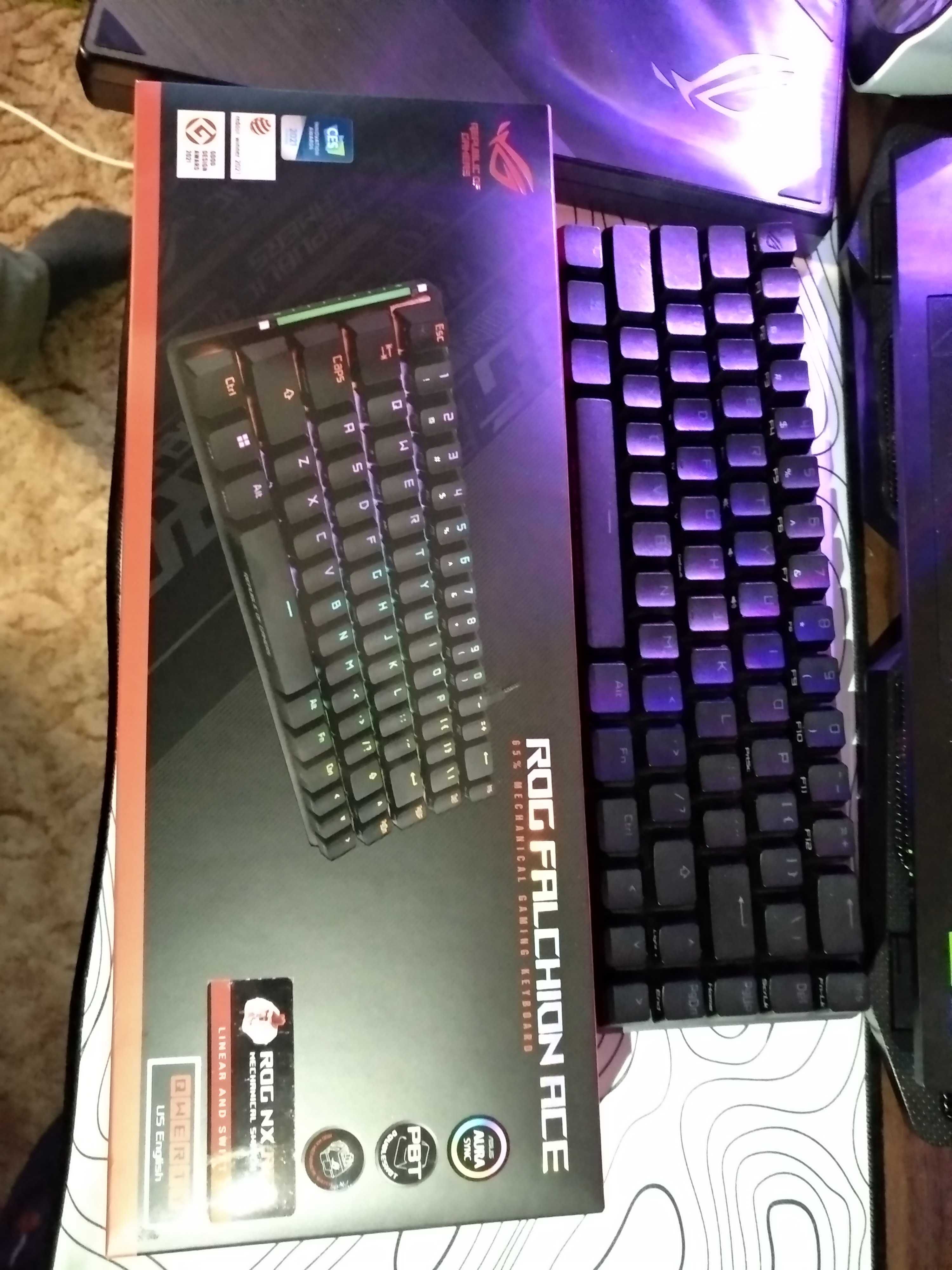 Ігрова клавіатура Аsus ROG falchion ace nx red
