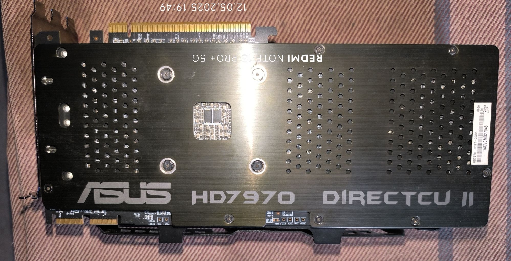 Видеокарта Asus 7970 под ремонт или на запчасти