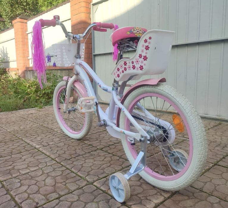 Велосипед для дівчинки з корзиною Corso