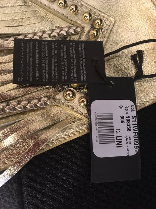 BAIXA! Nova. Mala de mão, Clutch, Roberto Cavalli. Autêntica em Pele