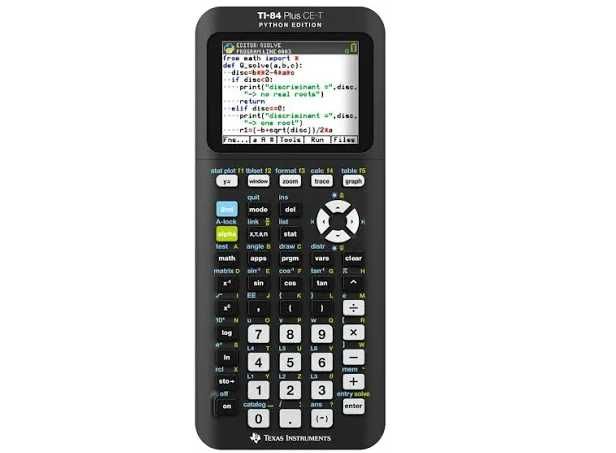 Calculadora Texas Instruments TI-84 Plus CE-T Python Edition