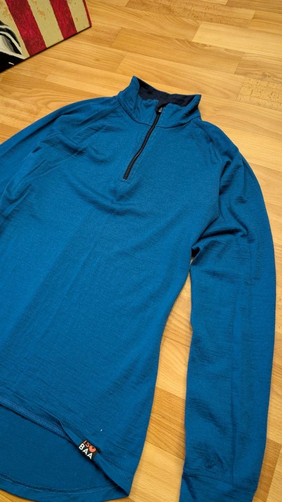 Трекінгова ,спортивна термокофта isooba 100% merino розмір s оригінал