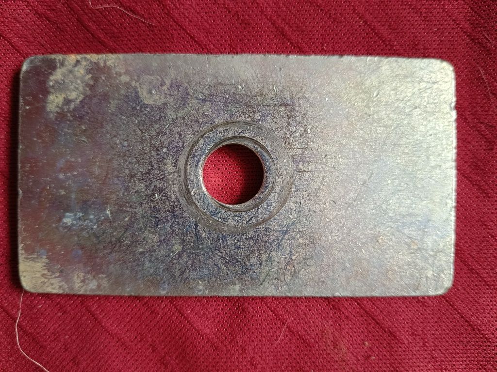 Metalowa prostokątna podkładka