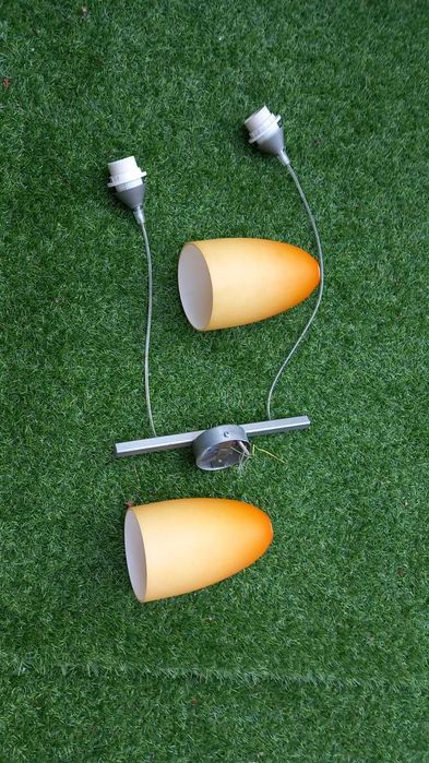 Lampa wisząca pomarańczowa