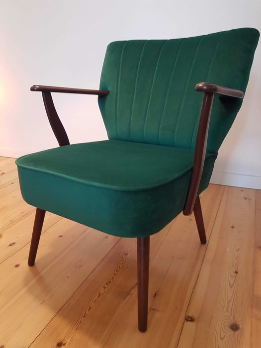 Modny Fotel Klubowy PRL USZAK - vintage lata 60 -70