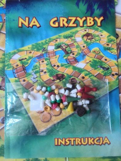 Gry planszowe 6 sztuk | Pchełki, Gąski, Na grzyby, 101 dalmatyńczyków