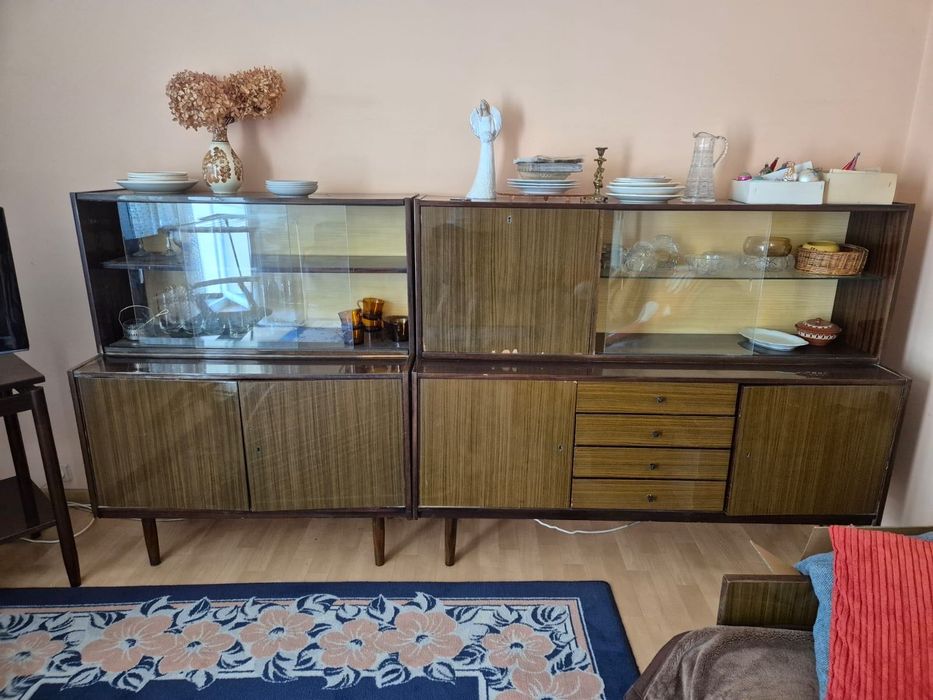 Kredens, barek, PRL, stolik