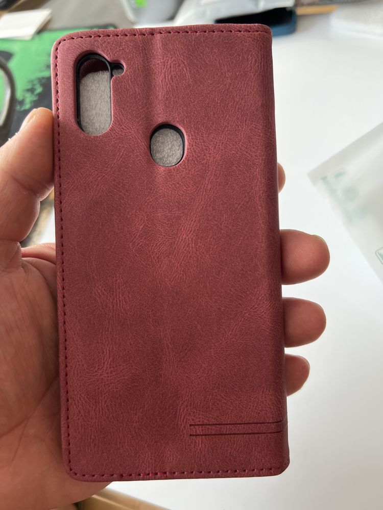 Etui skorzane z klapka do Samsung A11