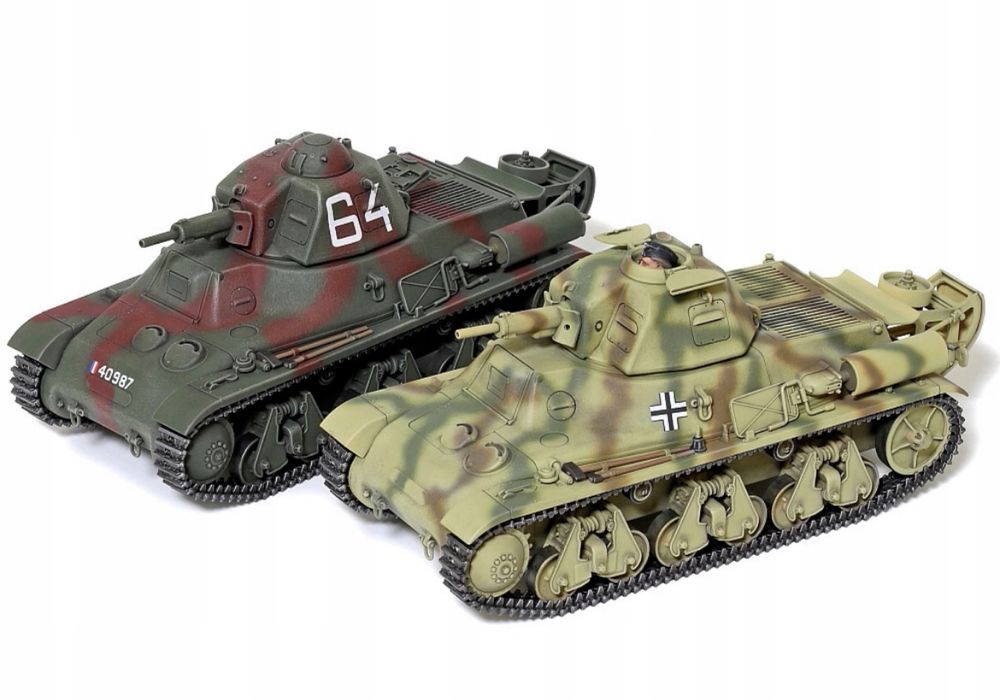 Czołg H39 French Light Tank Pz.Kpfw.38H 735(f) model 35389 Tamiya