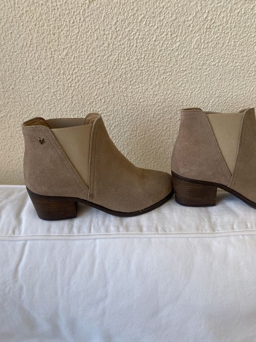 Botas Cubanas Bege tamanho 37 novas verdadeiras