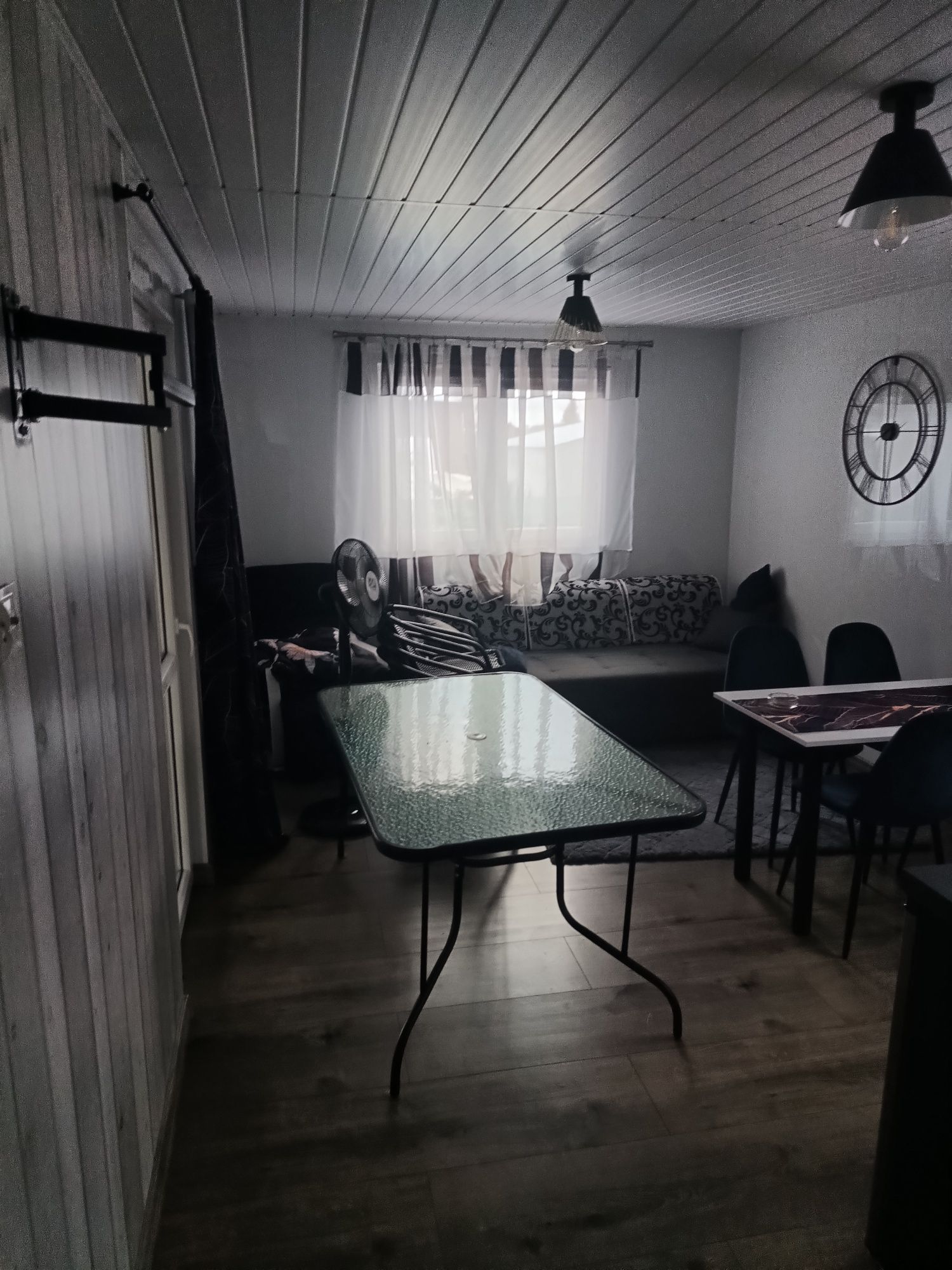 Domek letniskowy całoroczny mobilny  do przeniesienia taras Tiny house