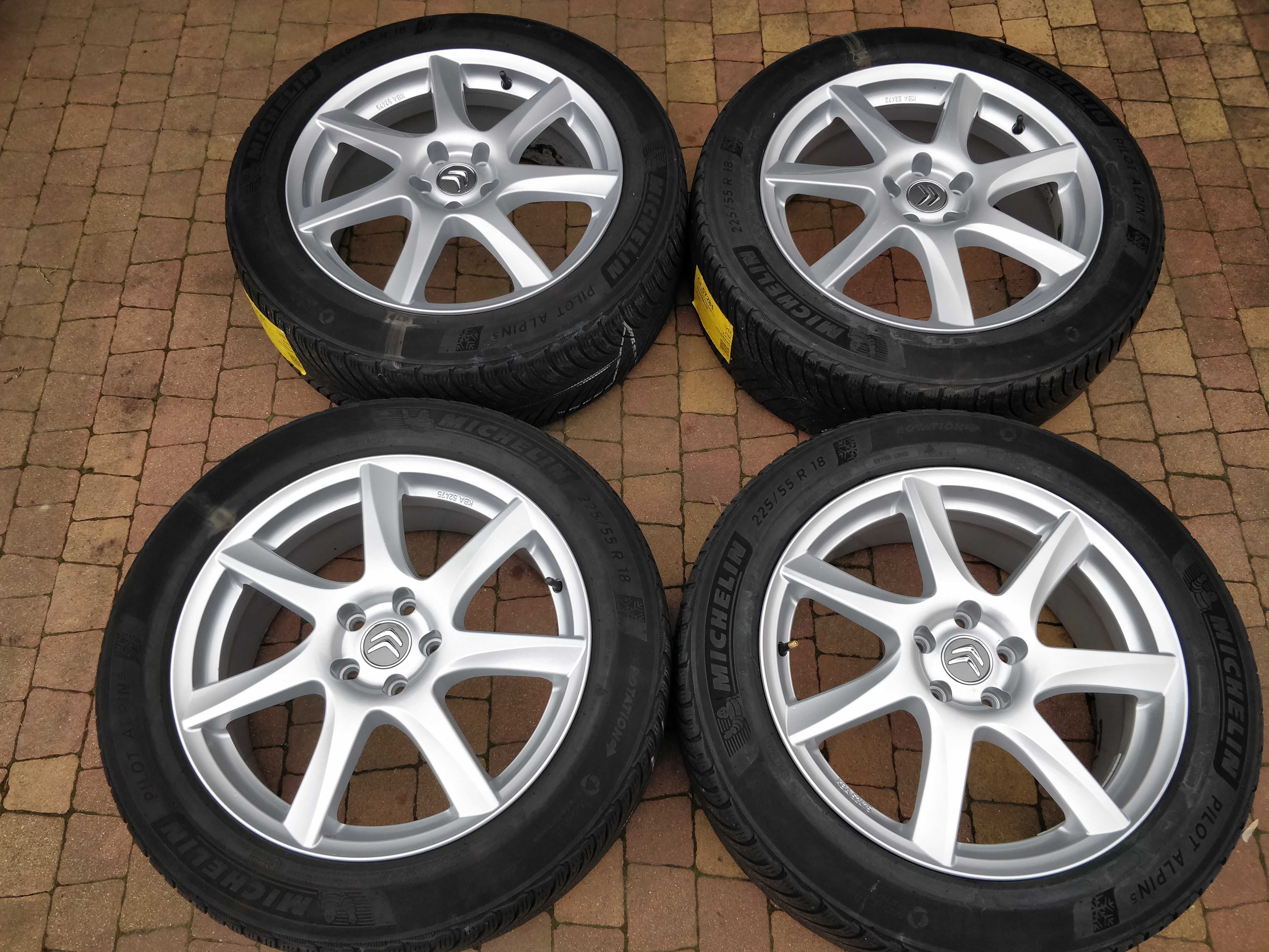 3456. Alufelgi 18" Citroen C5 Aircross C4 Picasso 5x108 7.5J ET48