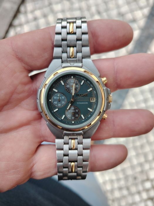 Relógio em Titanium como novo (Aceito Troca) Leia a descrição